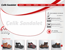 Tablet Screenshot of celiksandalet.com